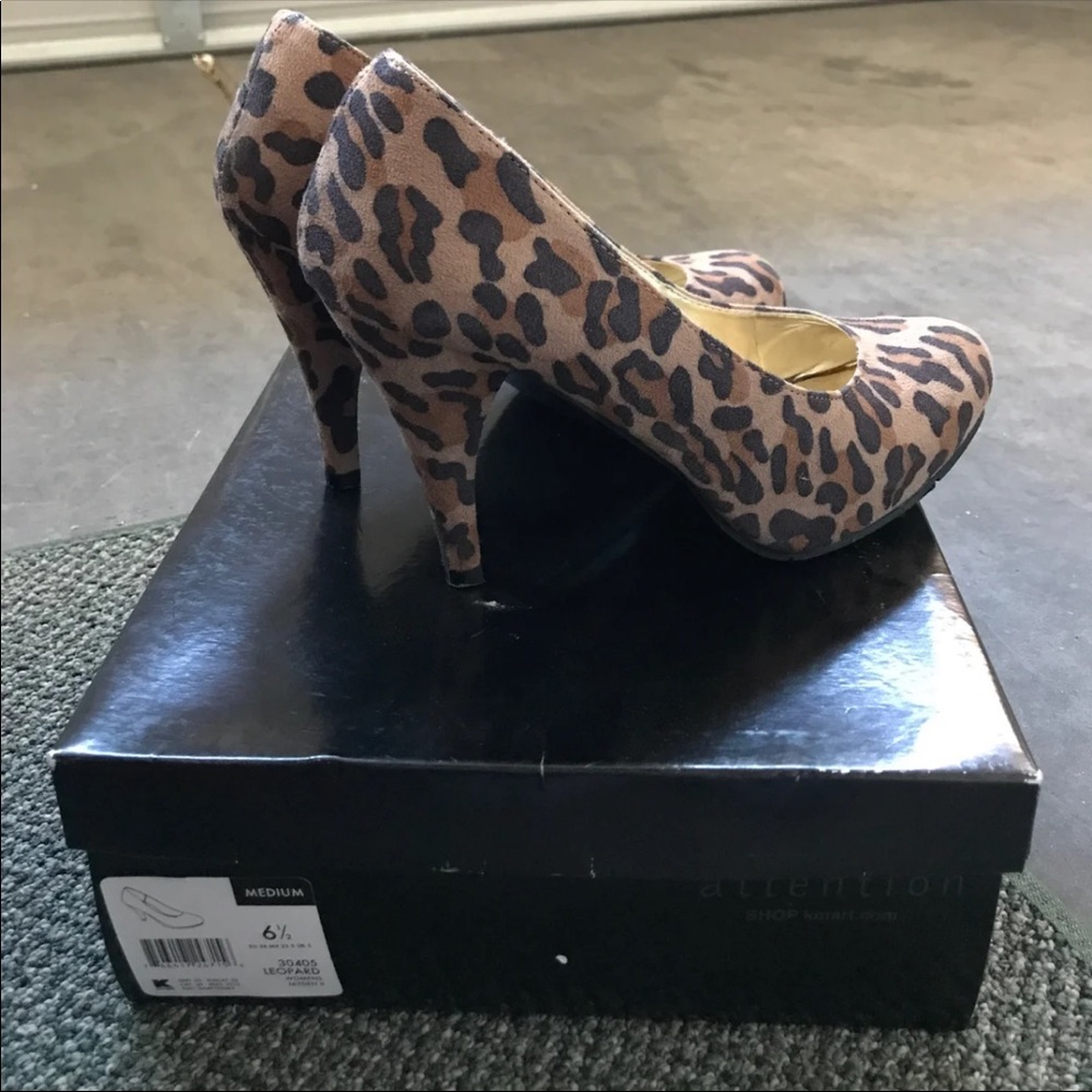 Leopard Print Heels